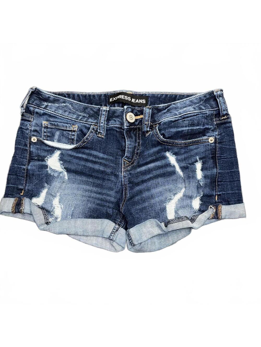 Express Denim Jean Short Shorts, sz 00